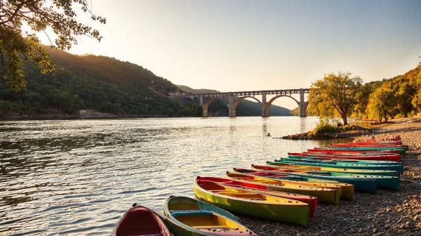 Meilleurs spots pour la location de canoë à Vallon Pont d'Arc